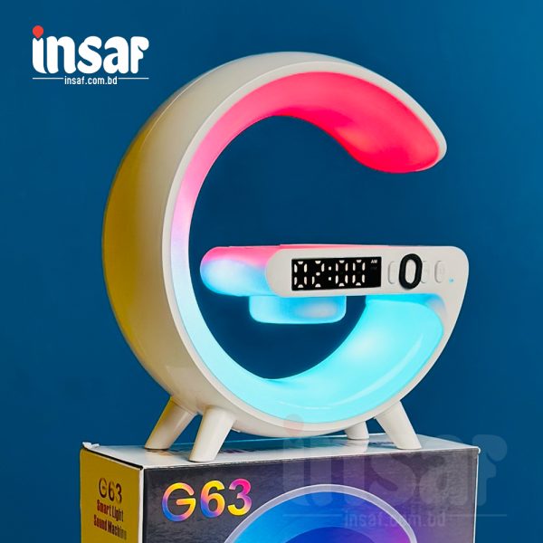 G63 Intelligent Atmosphere RGB Light Bluetooth Speaker With Wireless Charging